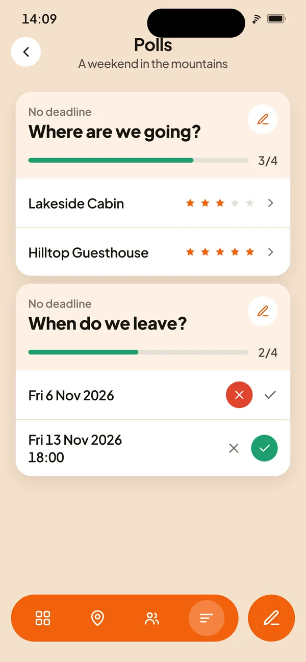 Tripeo on a phone – a poll